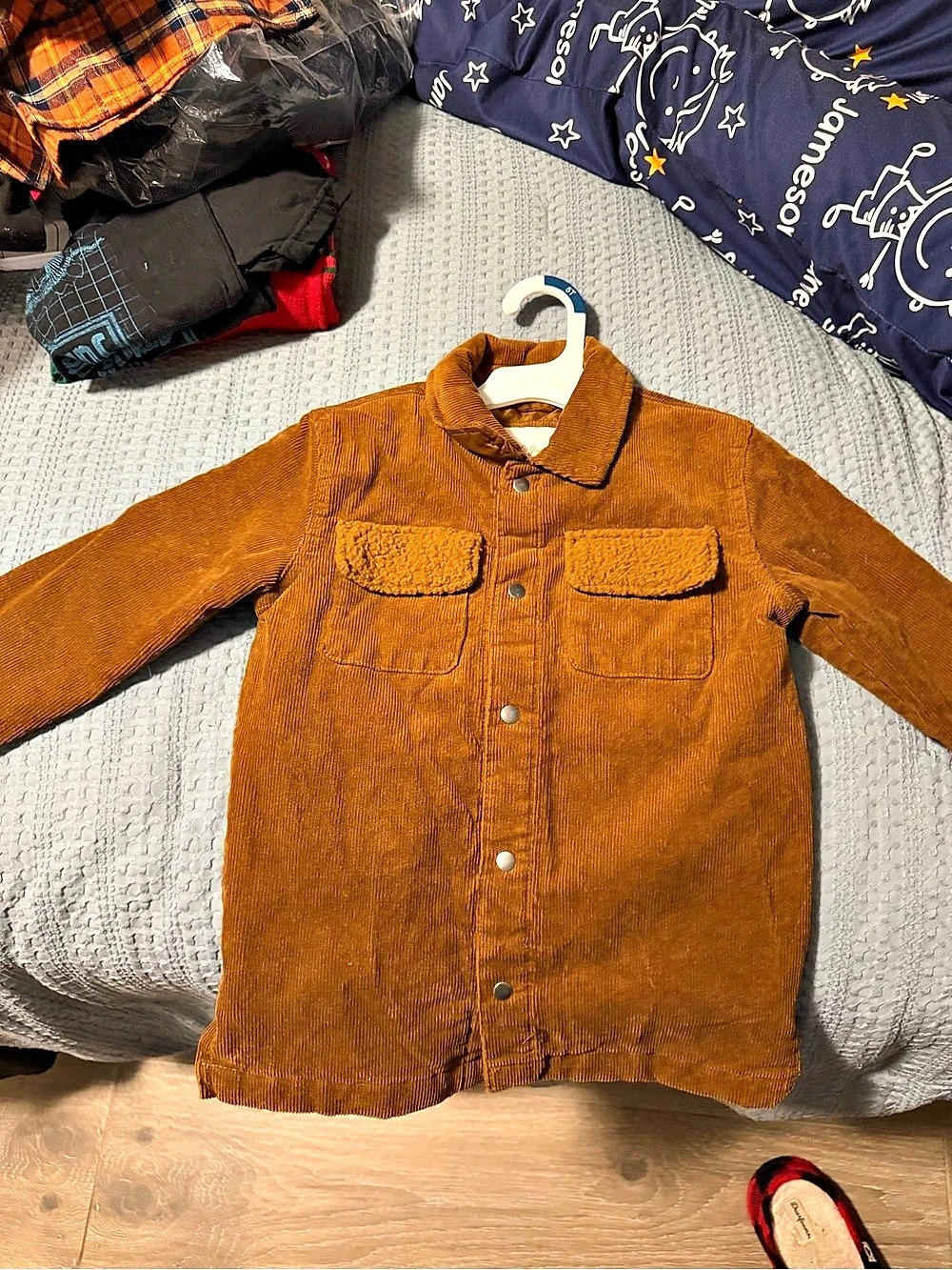Cat & Jack Toddler Corduroy Jacket with Sherpa Pockets